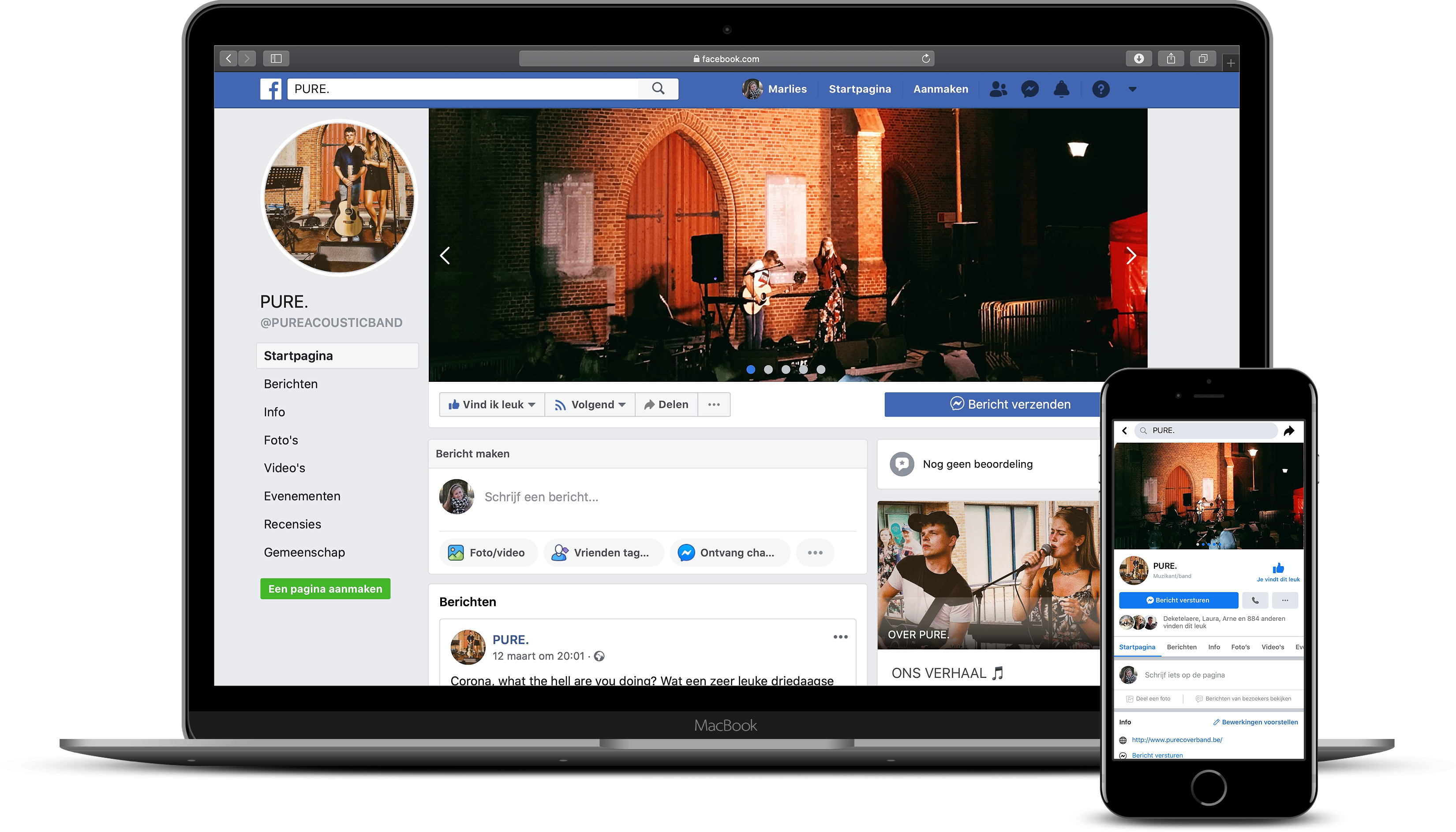 facebook - pure