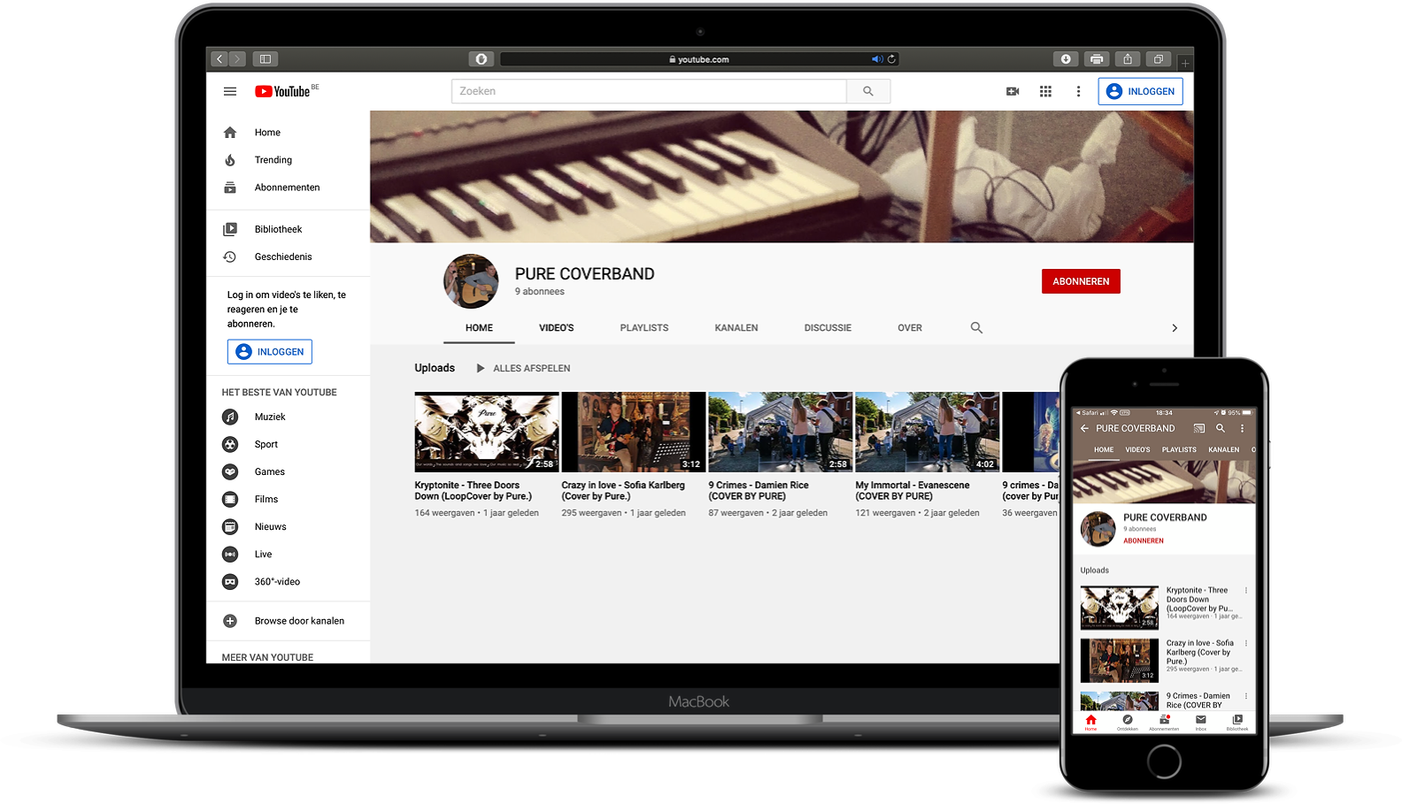 youtube - pure